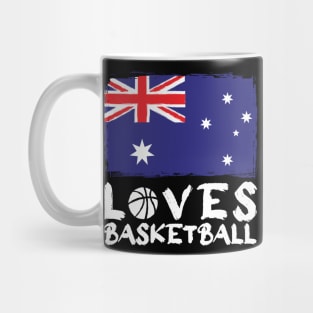 Australia Loves Basketball Mug